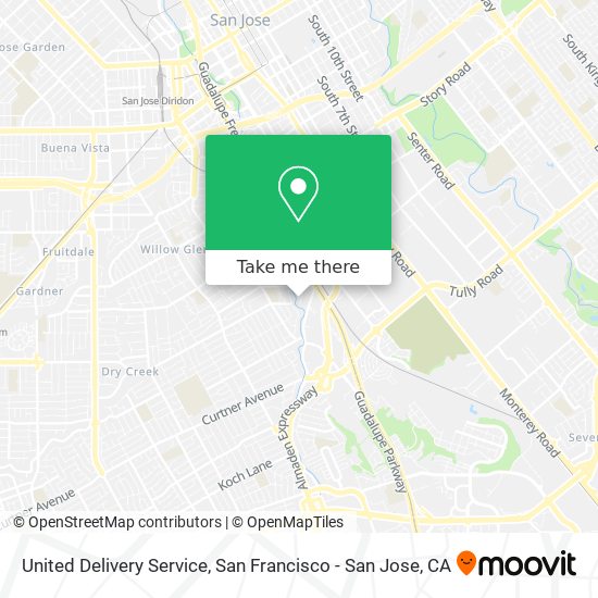 Mapa de United Delivery Service