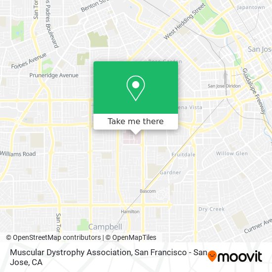 Mapa de Muscular Dystrophy Association