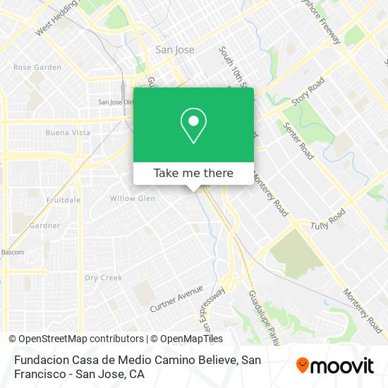 Fundacion Casa de Medio Camino Believe map
