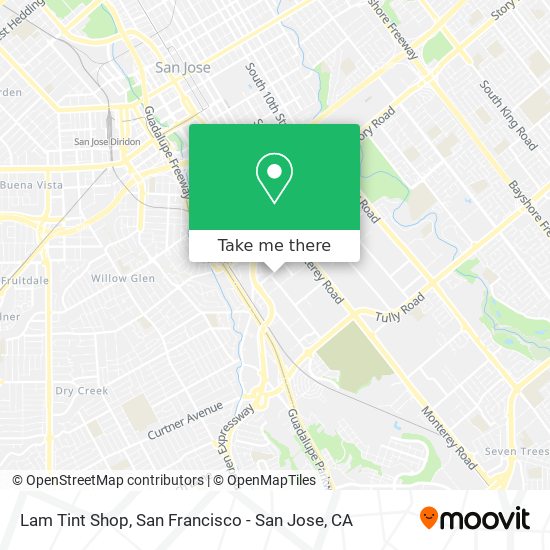 Mapa de Lam Tint Shop