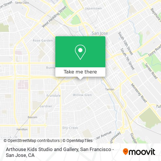 Arthouse Kids Studio and Gallery map