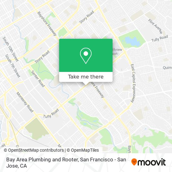 Mapa de Bay Area Plumbing and Rooter