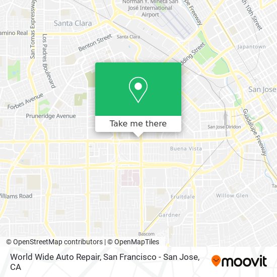 World Wide Auto Repair map