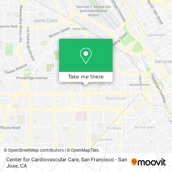 Center for Cardiovascular Care map