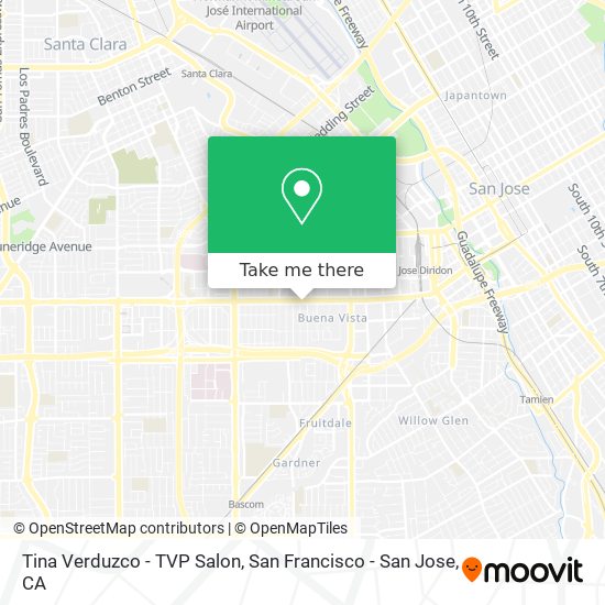 Tina Verduzco - TVP Salon map