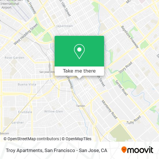 Troy Apartments map