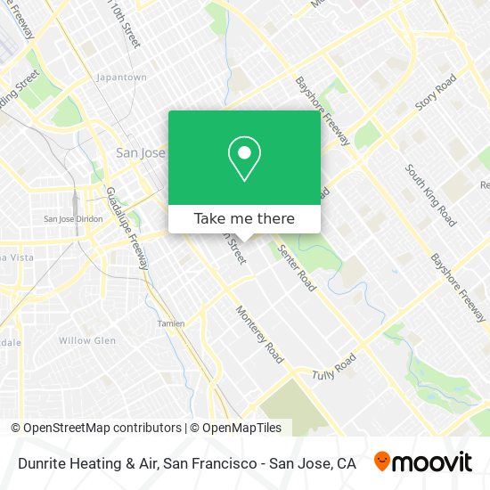 Dunrite Heating & Air map