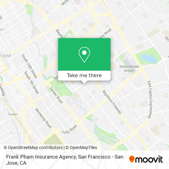 Mapa de Frank Pham Insurance Agency
