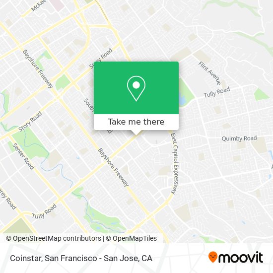 Coinstar map