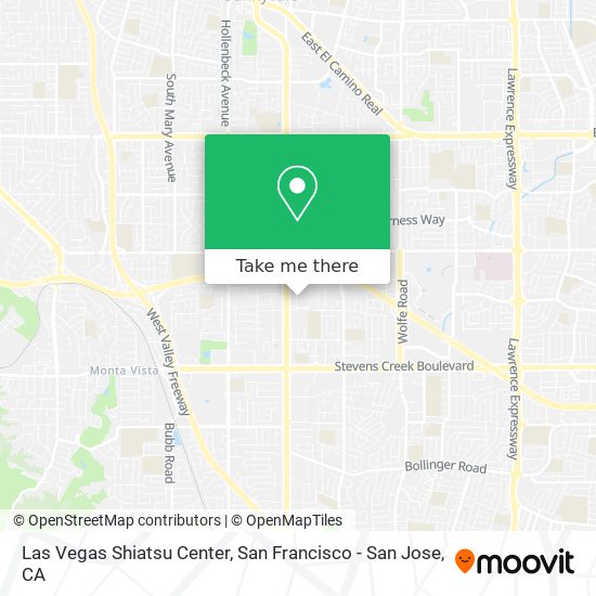 Mapa de Las Vegas Shiatsu Center