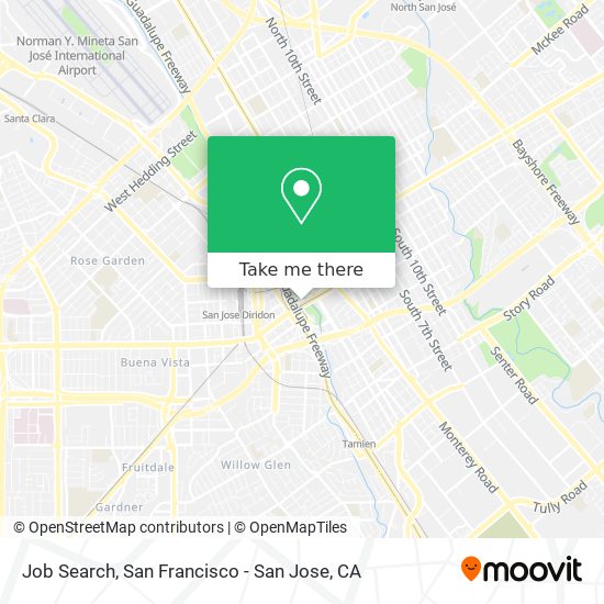 Job Search map