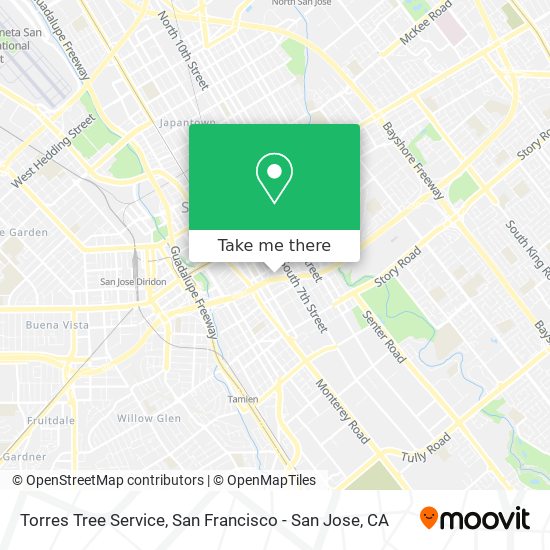 Torres Tree Service map