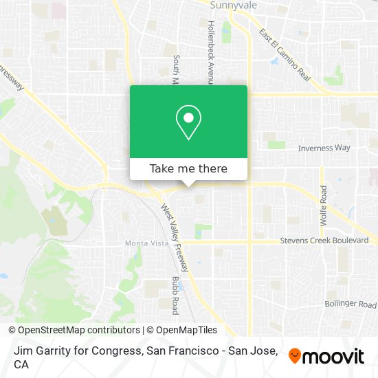 Jim Garrity for Congress map