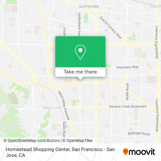 Homestead Shopping Center map