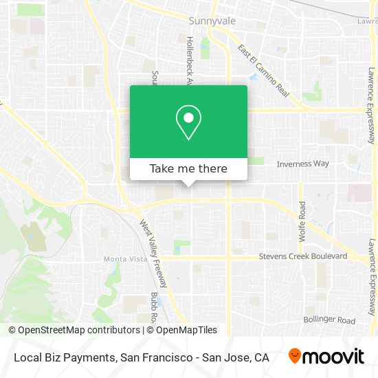 Local Biz Payments map