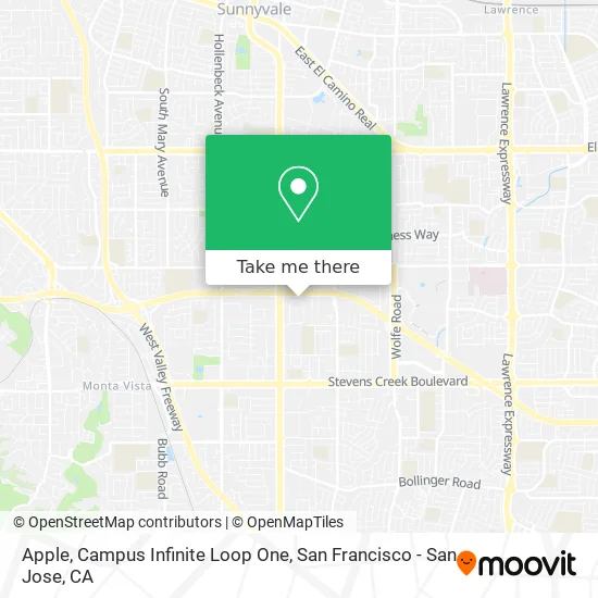 Apple, Campus Infinite Loop One map