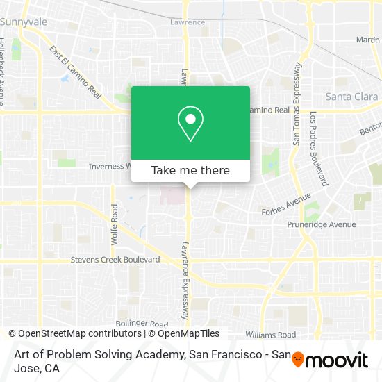 Art of Problem Solving Academy map