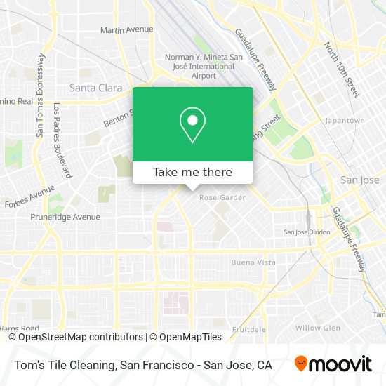 Tom's Tile Cleaning map