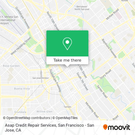 Mapa de Asap Credit Repair Services