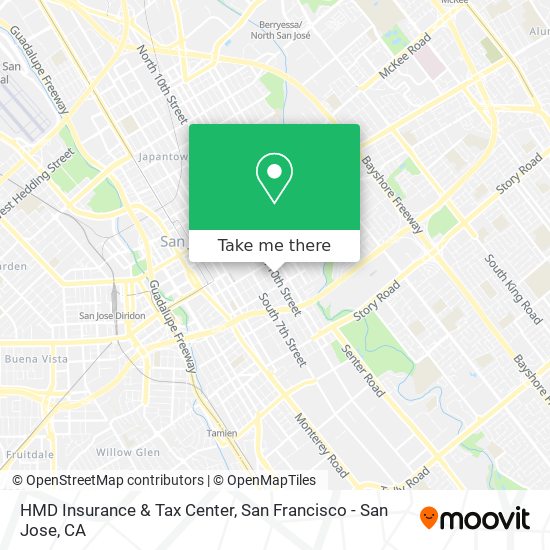 Mapa de HMD Insurance & Tax Center