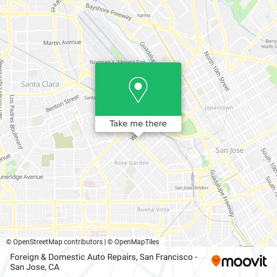 Foreign & Domestic Auto Repairs map
