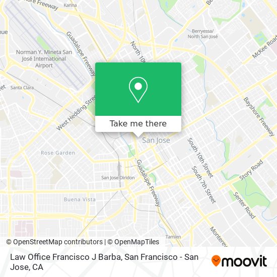 Mapa de Law Office Francisco J Barba
