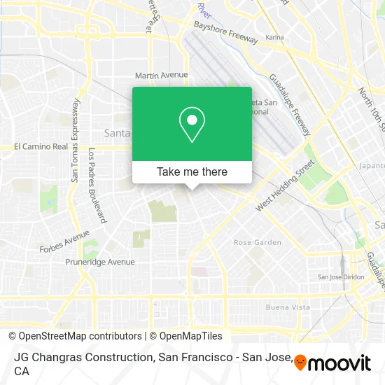 JG Changras Construction map