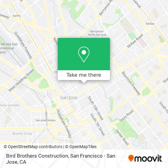 Bird Brothers Construction map