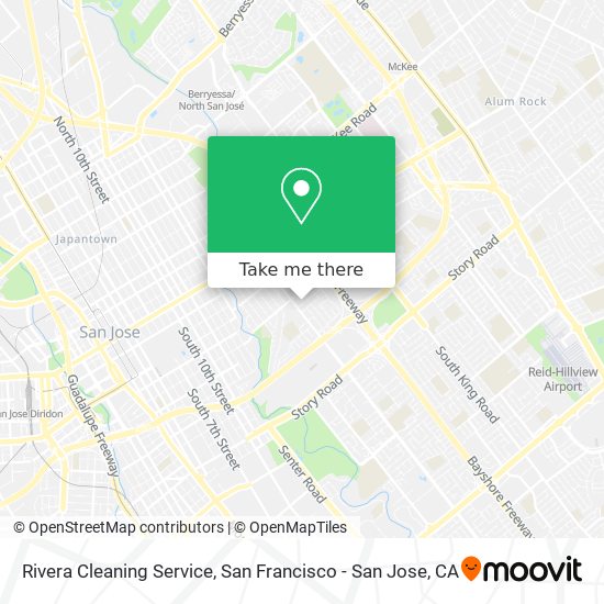 Mapa de Rivera Cleaning Service