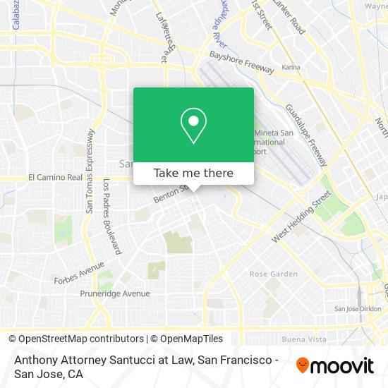 Anthony Attorney Santucci at Law map