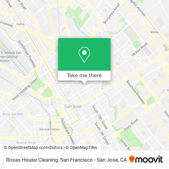 Mapa de Rosas House Cleaning