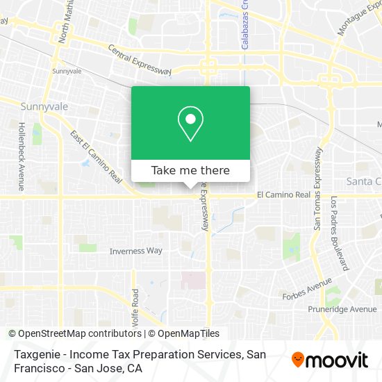 Taxgenie - Income Tax Preparation Services map