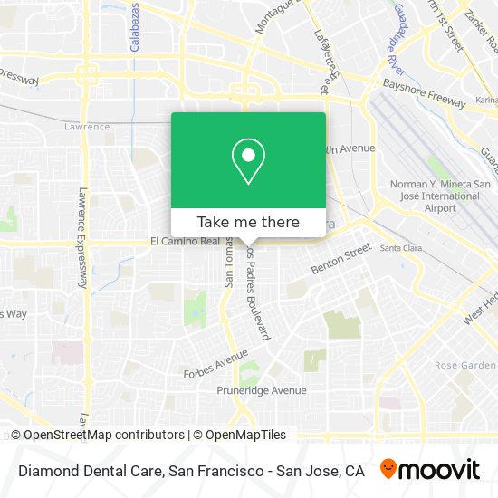 Mapa de Diamond Dental Care