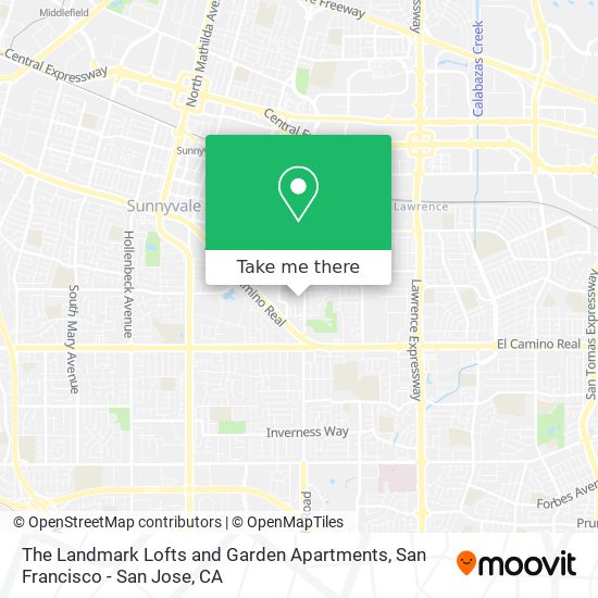 Mapa de The Landmark Lofts and Garden Apartments