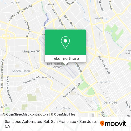 San Jose Automated Ret map