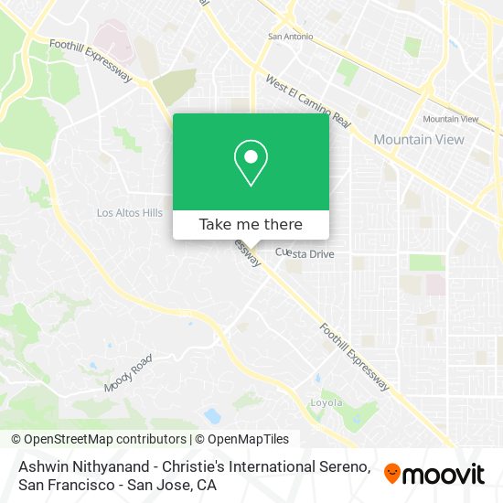 Ashwin Nithyanand - Christie's International Sereno map