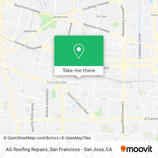 Mapa de AG Roofing Repairs