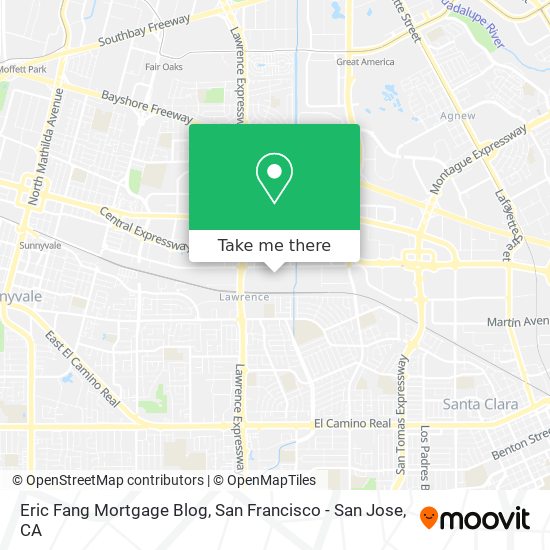 Mapa de Eric Fang Mortgage Blog