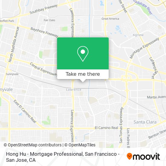 Hong Hu - Mortgage Professional map