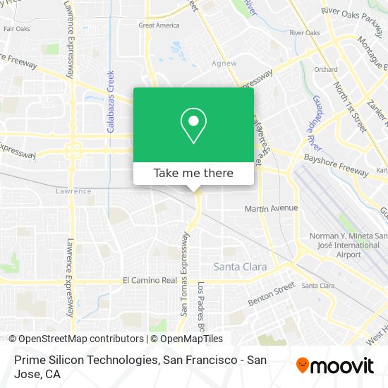 Mapa de Prime Silicon Technologies