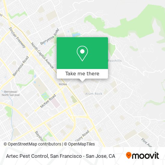 Artec Pest Control map