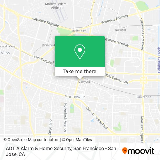 ADT A Alarm & Home Security map