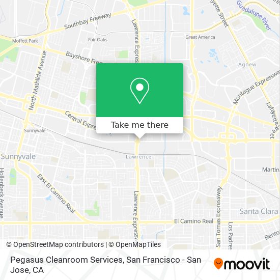 Pegasus Cleanroom Services map
