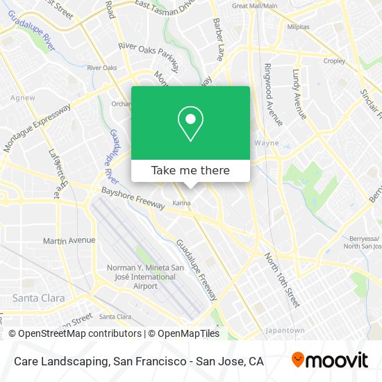 Care Landscaping map