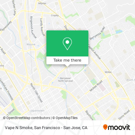 Mapa de Vape N Smoke