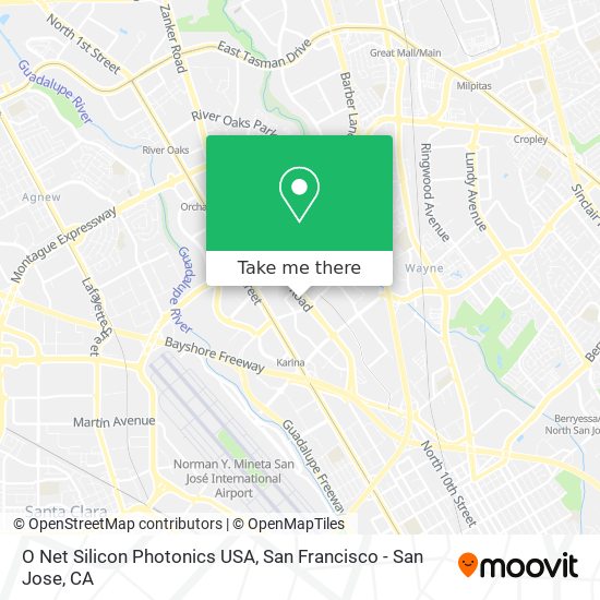 Mapa de O Net Silicon Photonics USA