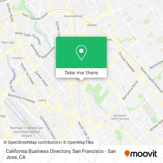 California Business Directory map