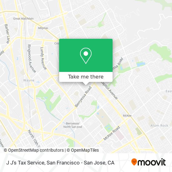 J J's Tax Service map