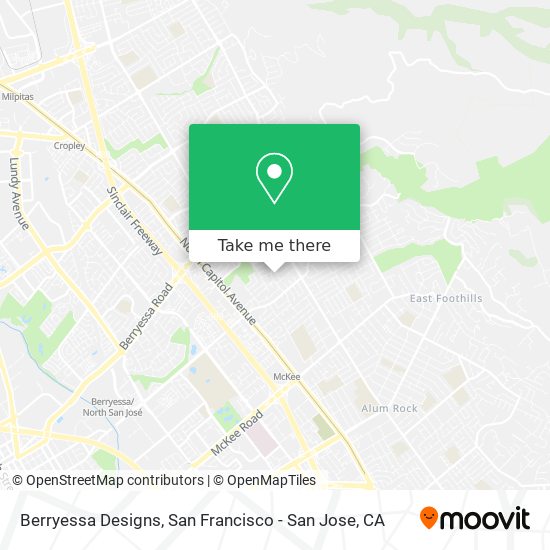 Berryessa Designs map