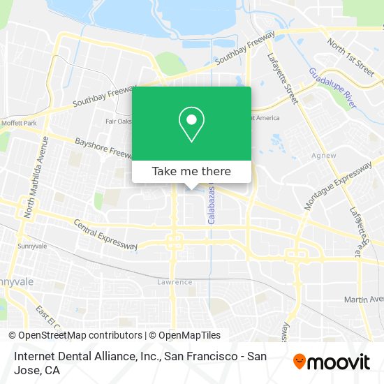 Mapa de Internet Dental Alliance, Inc.